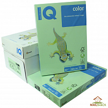 Бумага для офисной техники цветная А3 80г/м2 500л зеленый класс А IQ Color MG28