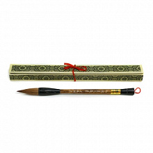 Кисть  для каллиграфии 24,5см куница, бамбуковая ручка Сонет DK14017