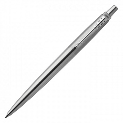 Ручка гелевая автоматическая  0,7мм черный стержень PARKER Jotter Core K694 Stainless Steel CT, 2020646
