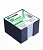 Блок для записи  8х8х5см белый, пластиковый бокс СТАММ, ОФ550
