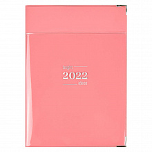 Ежедневник датированный 2022г А6+ 128л Розовый ПВХ Escalada ФЕНИКС 57015