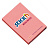 Блок самоклеящийся  51х76мм 100л розовый неон Hopax 21162