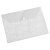 Папка-конверт с кнопкой А4 пластик 0,18мм Ромашки прозрачный Бюрократ PK820CLEAR