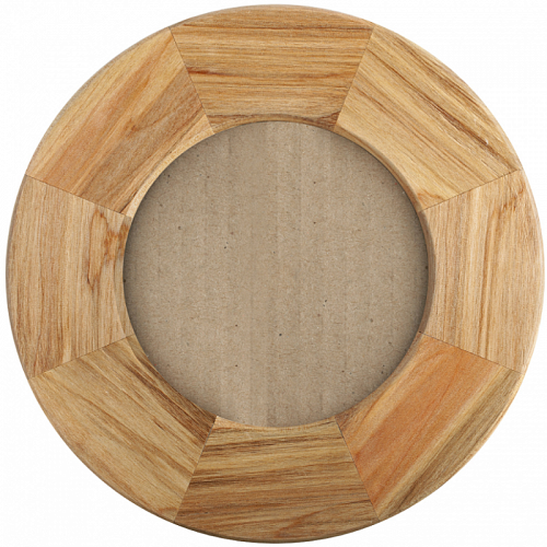 Фоторамка  деревянная круглая Сосна 10см натуральный Светосила, 5-16289