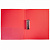 Папка с боковым прижимом А4 17мм внутренним карманом красная Hatber Standart, AC4_00115