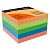 Блок самоклеящийся  76х76мм 400л 5 цветов неон LAMARK SN0400