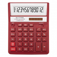 Калькулятор настольный 12 разрядов красный SKAINER SK-777XRD