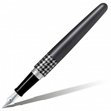 Ручка перьевая 1мм синие чернила черный корпус PILOT MR Retro Pop M, FD-MR3-M (HT)
