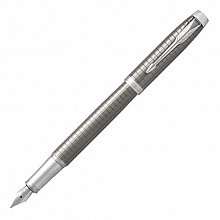 Ручка перьевая 0,8мм синие чернила PARKER IM Premium F322 Dark Espresso CT F 1931681