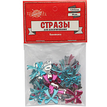 Стразы Бантики 2,2х2,5см 30шт Проф-Пресс TX-9100