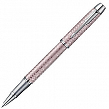 Ручка роллер 0,5мм черные чернила PARKER IM Premium Vacumatic Pink Pearl F 1906773