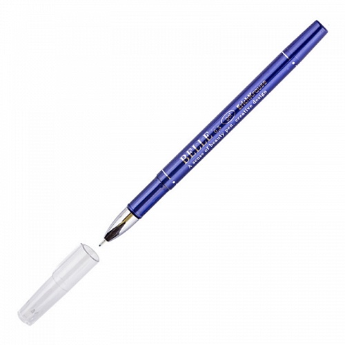 Ручка гелевая 0,5мм синий игольчатый стержень Belle gel Erich Krause, 17740