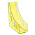 Лоток вертикальный УНИ-100 тонированный желтый 02200926