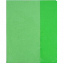 Обложка 213х345мм для дневника и тетрадей ПВХ зеленая Доминанта Neon N1403/light-green