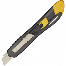 Нож канцелярский 18мм с фиксатором ассорти MAPED Universal 018311