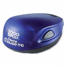 Оснастка для печати d=40мм карманная синий, корпус индиго Colop STAMP MOUSE R40 indigo