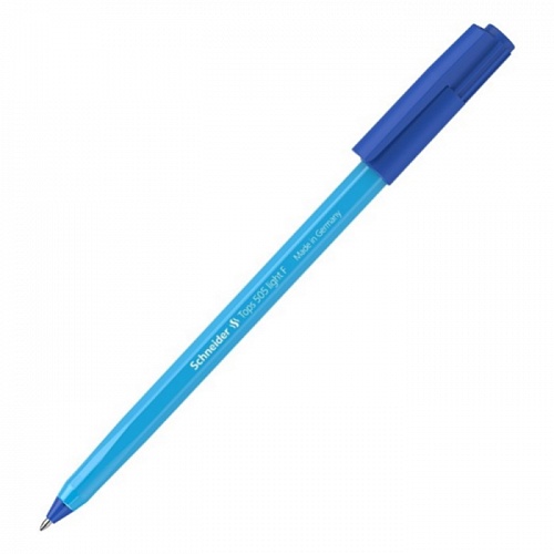 Ручка шариковая SCHNEIDER TOPS 505 F масляная основа синий 0.8мм голубой корпус, 150523