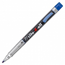 Маркер - ручка 1мм синяя по любой поверхности STABILO Write-4-All 146/41