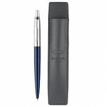 Набор ручка шариковая+чехол PARKER Jotter Core K63 Royal Blue CT черный 1мм 2020374