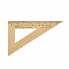 Треугольник деревянный 30х60х90° 16см Можга прямоугольный С139