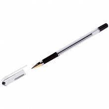 Ручка шариковая 1мм черный стержень масляная основа MunHwa MC Gold BMC10-01