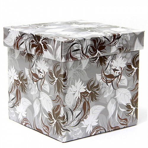 Коробка подарочная куб  14,5х14,5х14,5см трансформер Акантовый орнамент 50470/M