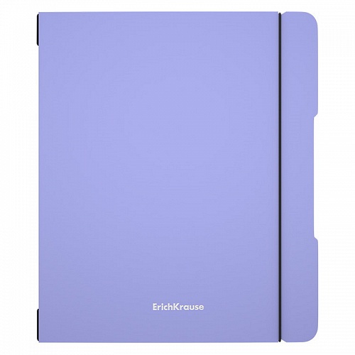 Тетрадь  48л клетка с пластиковой обложкой фиолетовая FolderBook Pastel Erich Krause, 51392