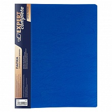 Папка с боковым прижимом А4 синяя эффект волокна Expert Complete Premier, 2205557