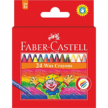 Мелки восковые 24 цвета Faber-Castell, 120057