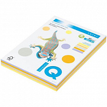 Бумага для офисной техники цветная А4  80г/м2 250л 5 цветов класс А IQ Color Trend Mix