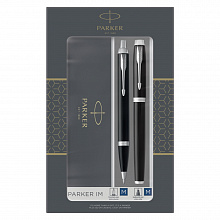 Набор подарочный PARKER IM Core FK221 Black CT M ручка перьевая, ручка шариковая, 2093215