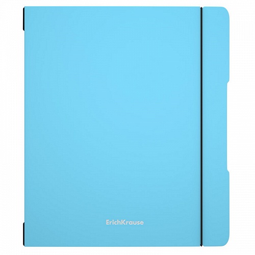 Тетрадь со съемной обложкой 48л клетка голубая + сменный блок FolderBook Pastel Erich Krause, 51398