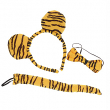 Костюм карнавальный Тигр галстук-бабочка, ободок, хвостик Феникс-Презент 34604