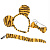 Костюм карнавальный Тигр галстук-бабочка, ободок, хвостик Феникс-Презент 34604