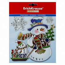 Наклейки Снеговик с подарками Erich Krause Decor, 50884