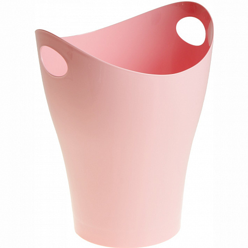 Корзина для бумаг  8л розовая pastel СТАММ КР163