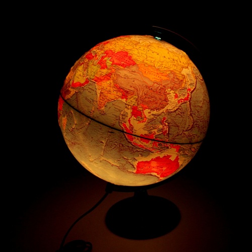 Глобус 32см Политический рельефный с подсветкой Globen, Ке013200232