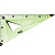 Треугольник пластиковый 30х60х90° 21см гибкий ассорти корпус MAPED Flex 255110