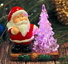 Сувенир Дед Мороз,со свечой, 5х7.5 см, BA-198