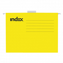Папка подвесная А4 INDEX желтый картон ISF01/A4/YE