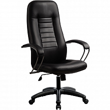 Кресло офисное МЕТТА Metta черное покрытие из экокожи, пластик BP-2PL