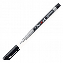 Маркер - ручка 0,7мм черная по любой поверхности STABILO Write-4-All 156/46