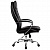 Кресло офисное МЕТТА Metta черное покрытие из экокожи №721 хром LK-3CH
