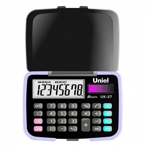 Калькулятор карманный  8 разрядов UNIEL UK-27