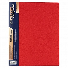 Папка с боковым прижимом А4 красная эффект волокна Expert Complete Premier, 2205558