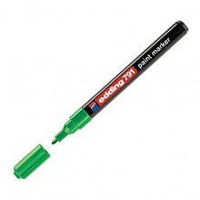 Маркер-краска 2мм зеленый круглый пластиковый корпус EDDING, E-791-04