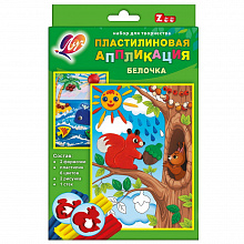 Пластилиновая аппликация Белочка Луч 25С1555-08