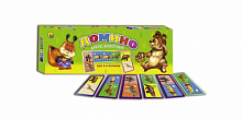 Игра настольная Домино Дикие Животные Проф-Пресс, ИН-7440 9785378074402