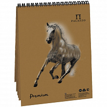 Блокнот для пастели А3 30л Premium Cinnamon корица Palazzo Лилия Холдинг БPr3/C