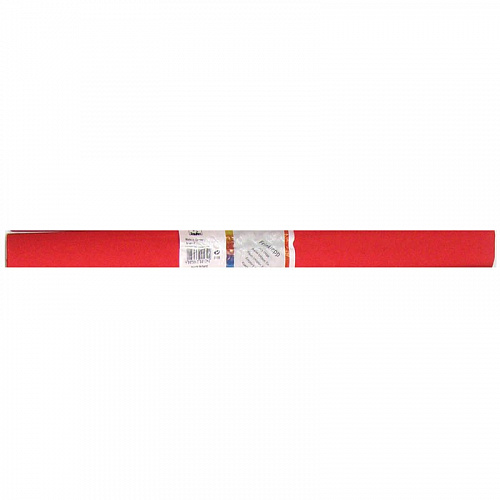 Бумага крепированная 50х250см красная 32гр/м2, WEROLA в рулоне, 12061-134, Германия